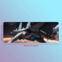 Large Star Battleship Mouse Pad - Non Slip Desk Pad