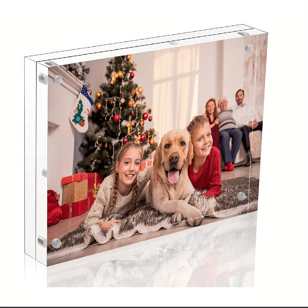 Acrylic Picture Frame 10x16 Clear Double Sided Photo Display