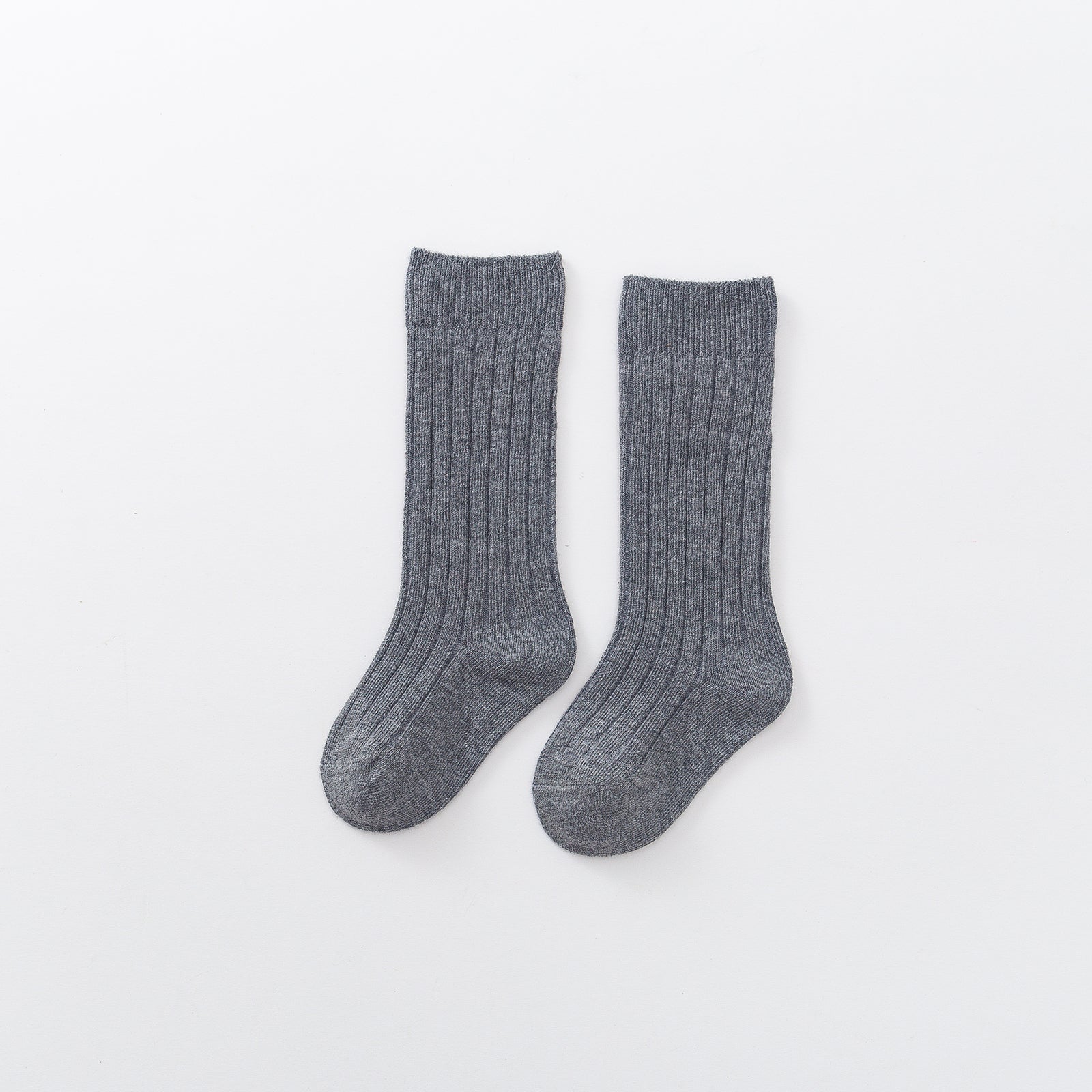 Kids Candy Color Knitted Cotton Stockings for Spring