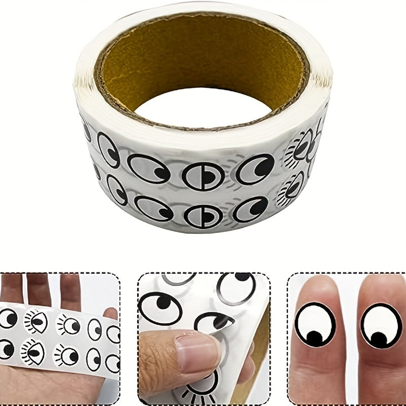 2000pcs Large Googly Eye Stickers Adhesive Labels Cartoon Eyeball DIY Crafts