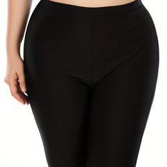  High Rise Solid Biker Shorts