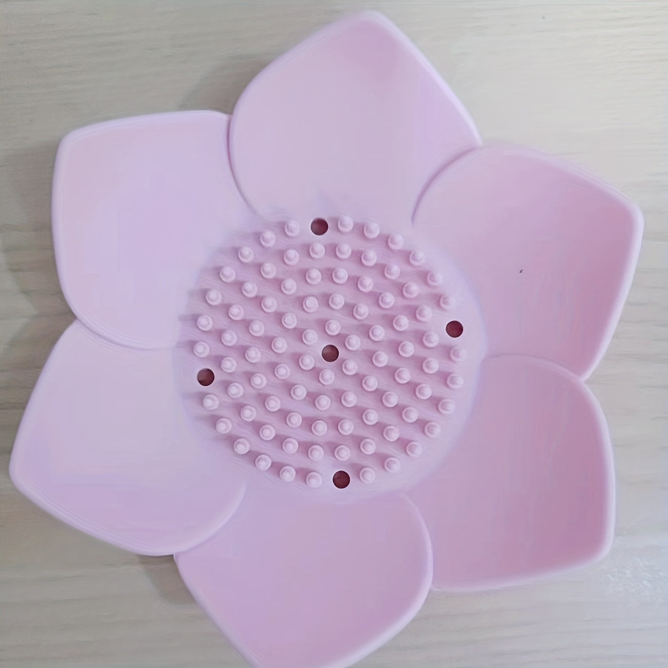 Lotus Flower Soap Dish with Drainage for Bathroom Shower