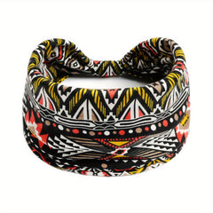 Boho Sports Sweatband Women Stretchy Headdress