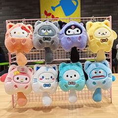 6" Soft Cartoon Anime Plush Keychain - Bag Charm Stuffed Animal