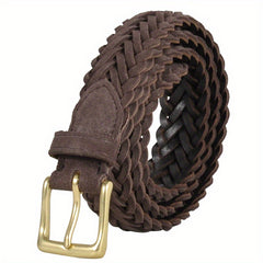  Braided Leather Belt for Women