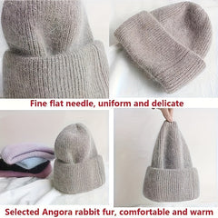 Warm Winter Hat Beanie Solid Adult Head Cover Cap