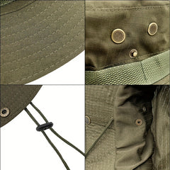 Tactical Sun Hat Army Fan Sun Protection Breathable Fisherman Hat