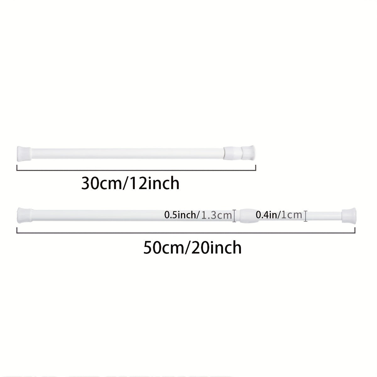 Multifunctional Telescopic Rod with Spring for Curtain, Shower, Coffee