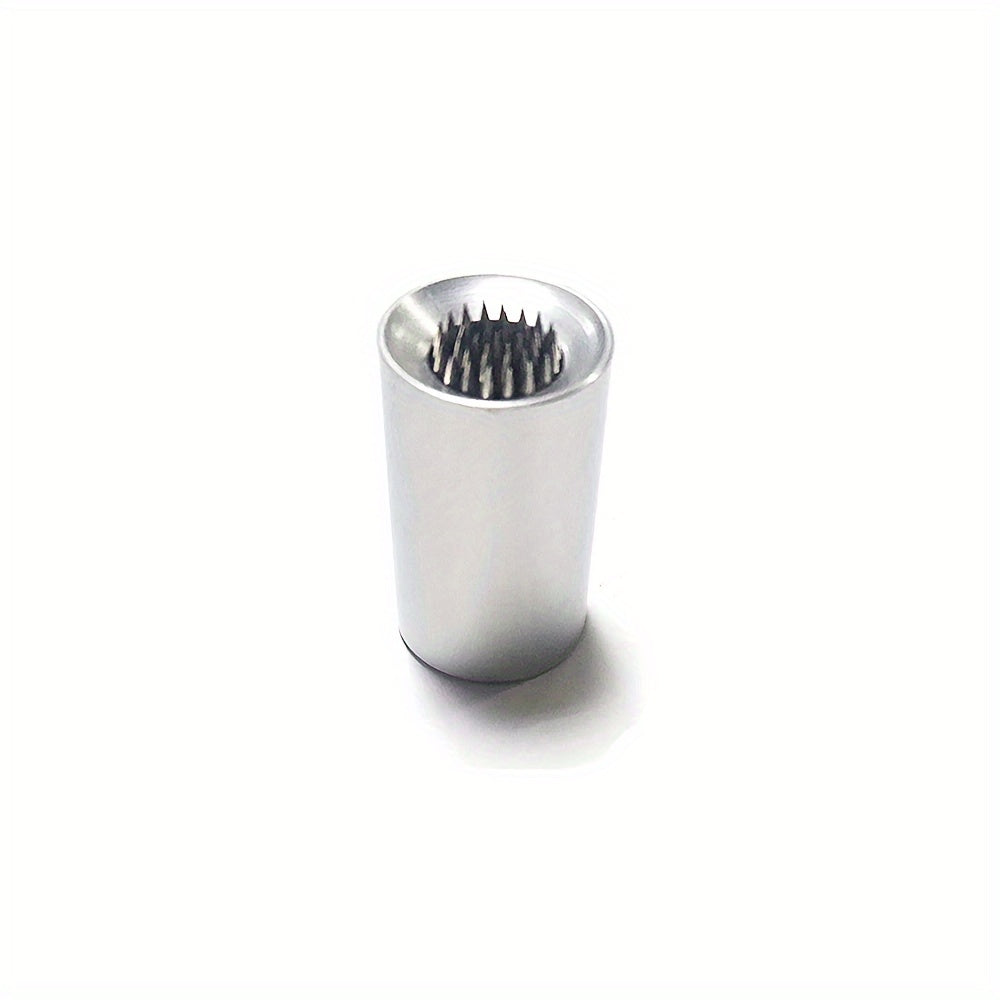 2-In-1 Pool Cue Tip Tool Billiard Shaper Aerator Leather Head Curved