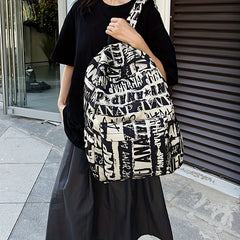 Graffiti Backpack Casual School Bag for Students