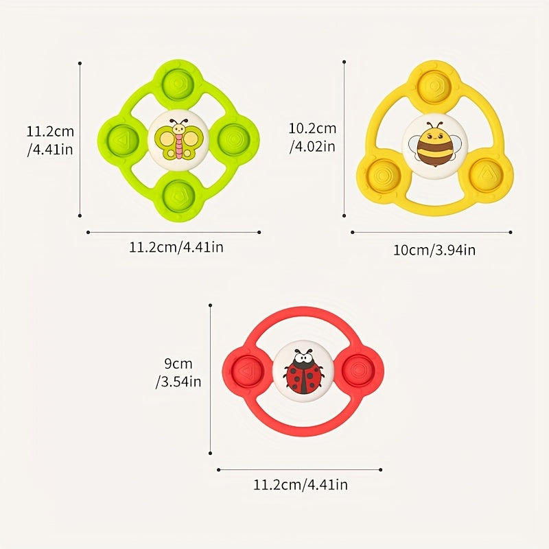 Infant Toddler Insect Spinner Toy Chewable Sensory Toy