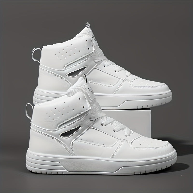 Women's Mid Top Sneakers Comfortable Closed Toe Lace Up Shoes