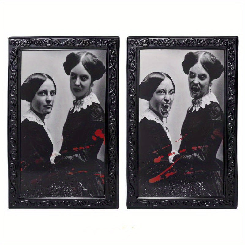Halloween 3D Face Changing Picture Frame Decoration