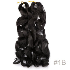 Pre Stretched Bouncy Braiding Hair Loose Wavy French Curly Braiding Hair
