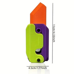 3D Printing Sensory Fidget Toy Anxiety Stress Relief Carrot Toy 1 Pc