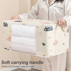 Large Capacity Dustproof Quilt & Clothes Storage Bag with Zipper