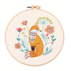 Animal Embroidery Kit For Beginners - DIY Cross Stitch Adult Kit