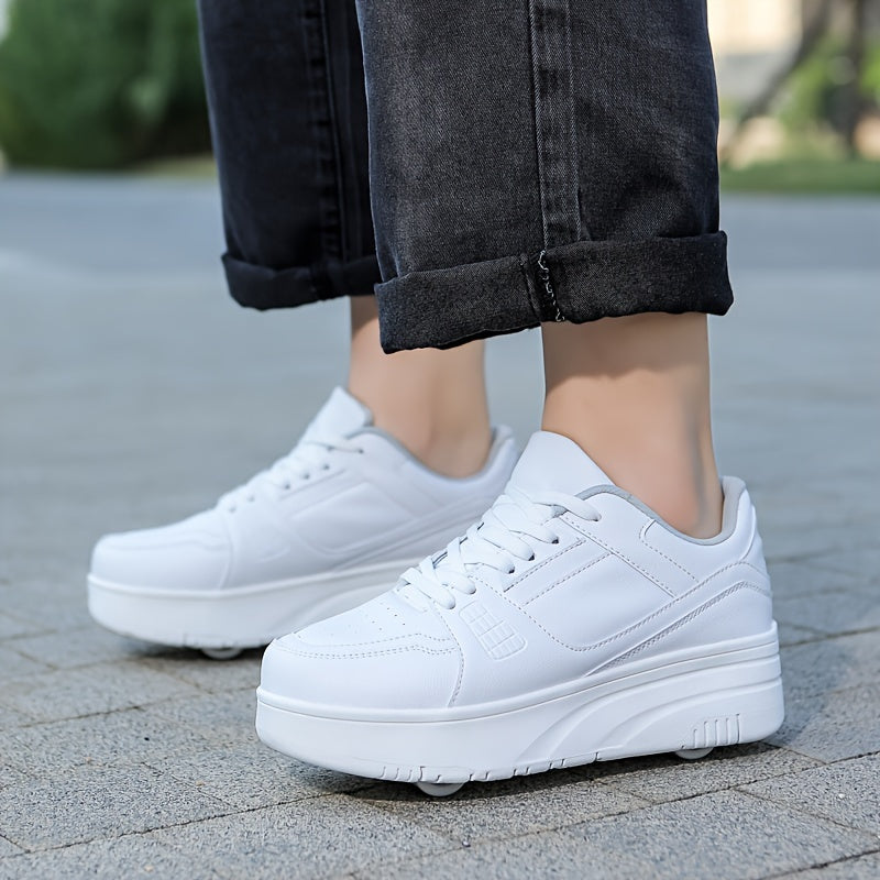 Chunky Skate Shoes Removable Retractable Wear Resistant Breathable