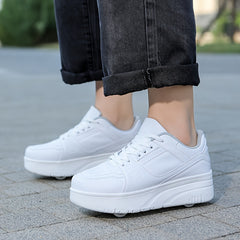 Chunky Skate Shoes Removable Retractable Wear Resistant Breathable