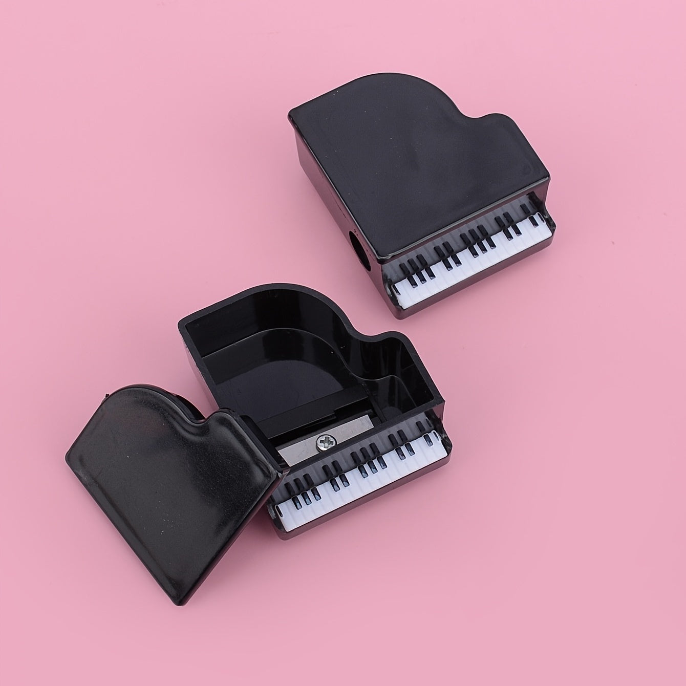 Piano Shaped Pencil Sharpener - Elegant and Functional