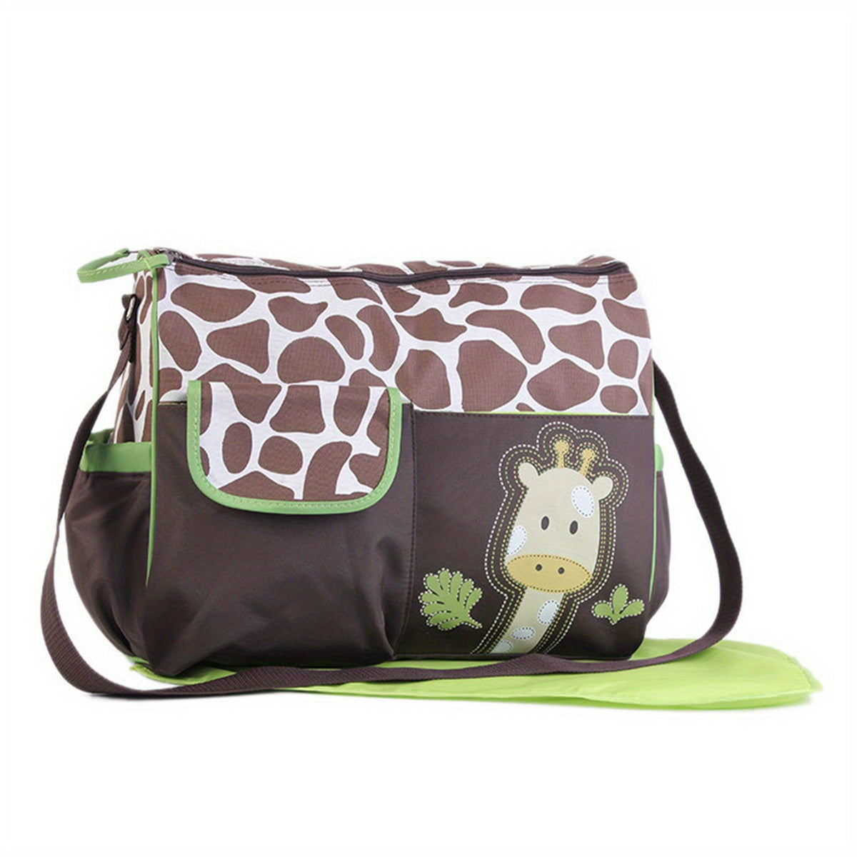 Stylish Cartoon Pattern Mommy Bag Large Capacity Multifunctional