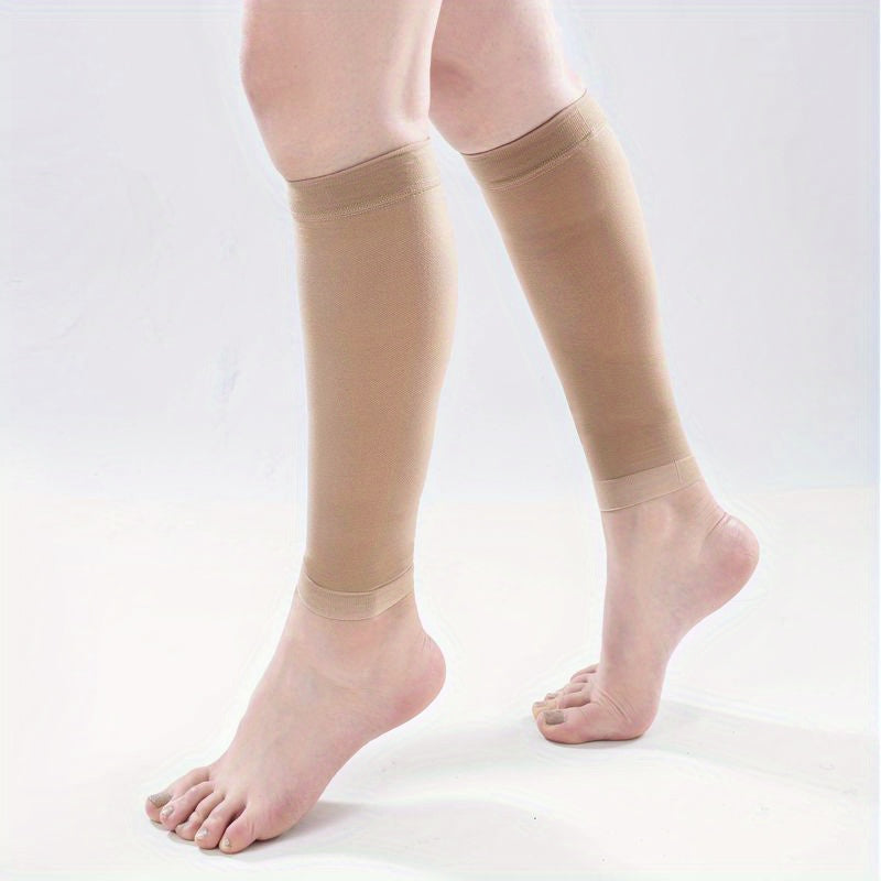 Compression Leg Sleeves 15-21mmHg Pressure Support Plus Size Calf Socks