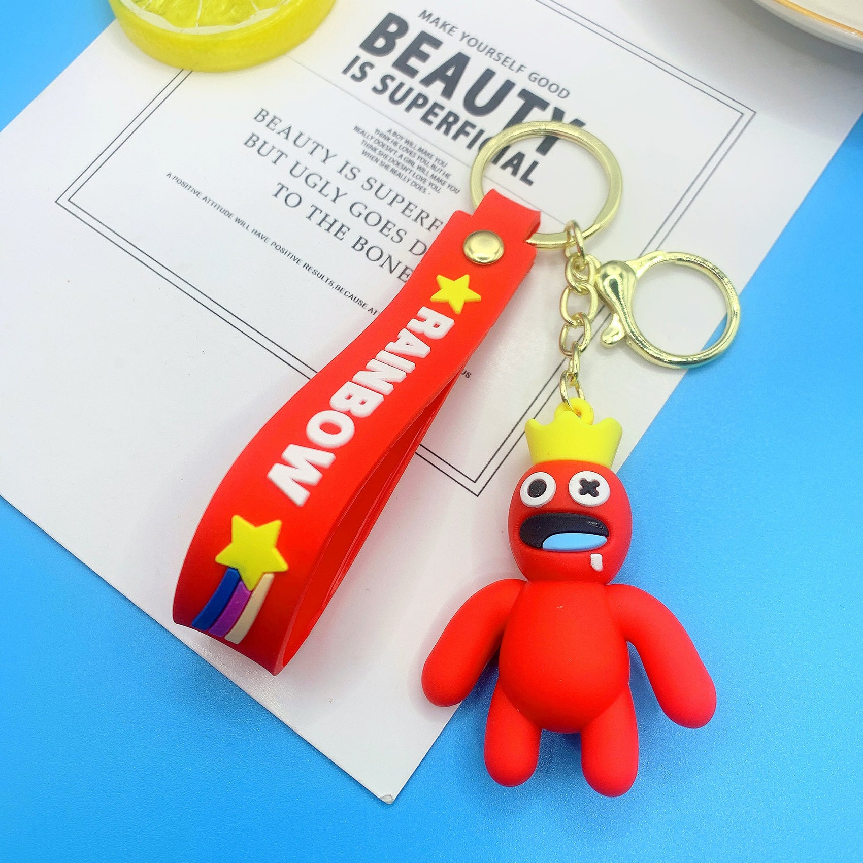 Rainbow Horror Friends Action Figures Keychain Backpack Ornament