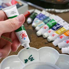 Acrylic Paint Set 24 Colors 12ml Each for DIY Crafts Professional