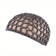 Crochet Hair Net Knitted Snode Hat Women's Hollow Out Headwear