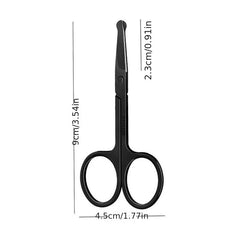 Unisex Stainless Steel Nose Hair Trimmer & Eyebrow Tool