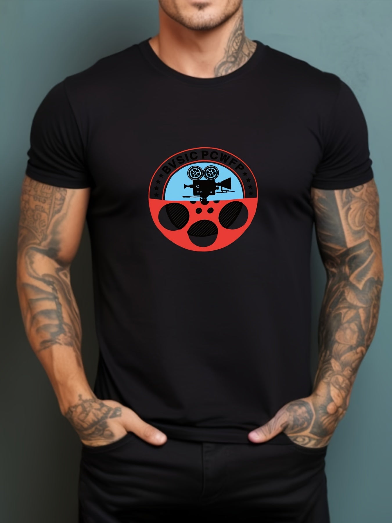 Pattern Men's T shirt For Summer Outdoor Graphic Male Clothing Gift