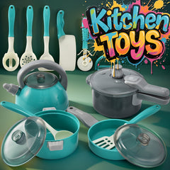 12pcs Play Kitchen Toy Set Mini Cooking Toy Birthday Gift