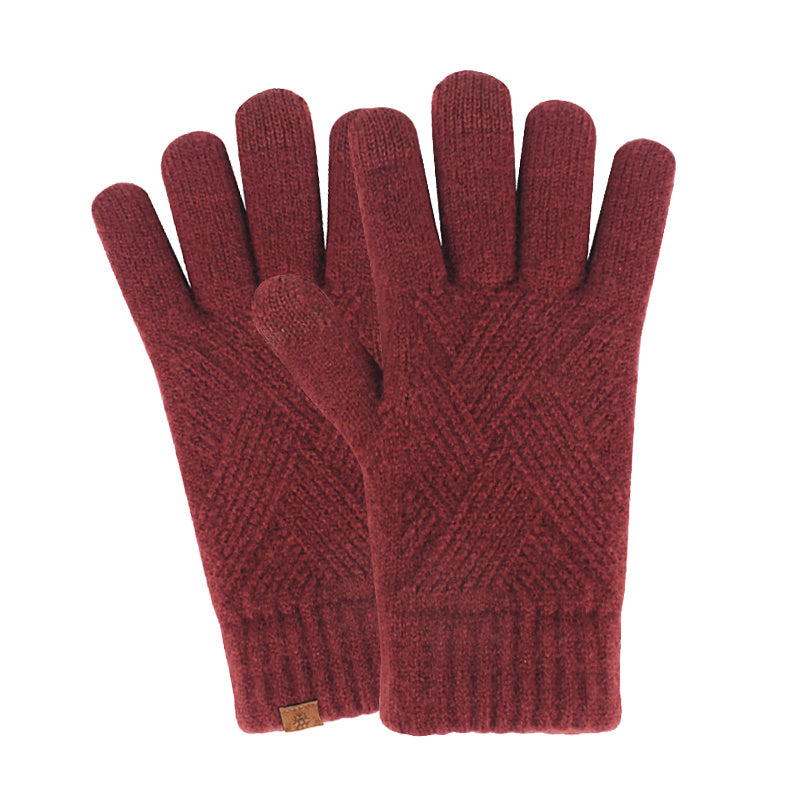 Women's Winter Touchscreen Stretch Thermal Magic Gloves Warm Wool Knitted