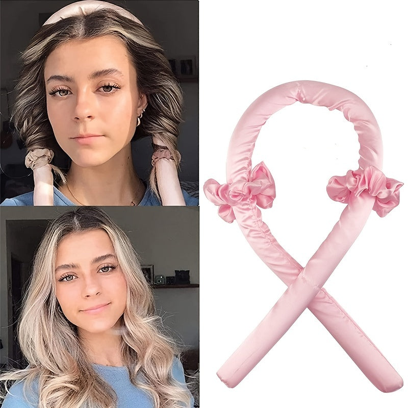 Heatless Curling Rod Headband For Long Hair Overnight Curl Wrap