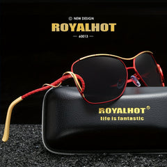 RoyalHot Polarized Oval Frame Sunglasses Driving Sun Glasses Shades