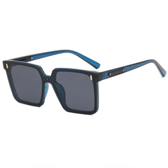 Square Spiked Sunglasses Anti UV One Piece Frame