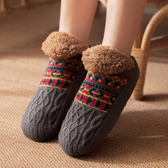 Men's Anti-slip Plush Socks for Winter Home, Snow, and Sleep