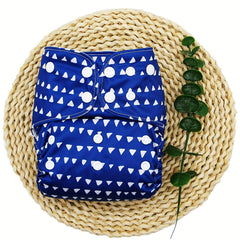 Boho Triangle Print Adjustable Reusable Baby Cloth Diaper