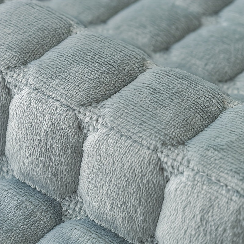 Winter Plush Sofa Slipcover Non-slip Couch Cover Universal Furniture Protector