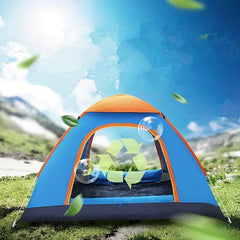 Portable Camping Tent with Sun & Rain Protection