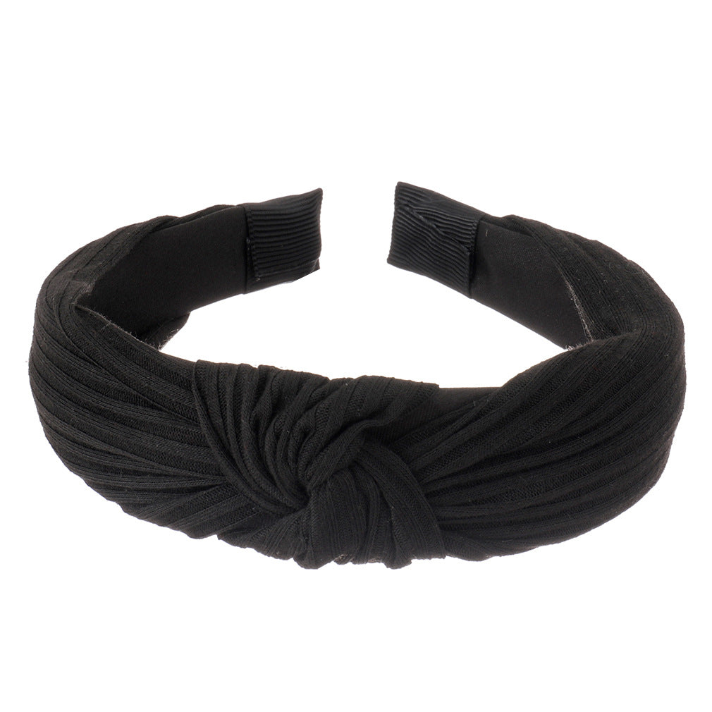 Twist Knotted Headband Solid Hair Hoop Cross Knot Women's Hair Accessories