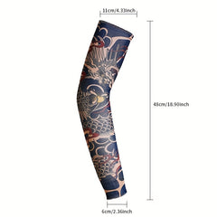 Men's Sun Protection Sleeve Quick Dry Tattoo Sleeves