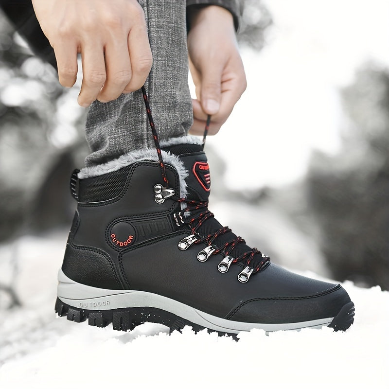 Men's Winter Boots High Top Snow Boots Non Slip