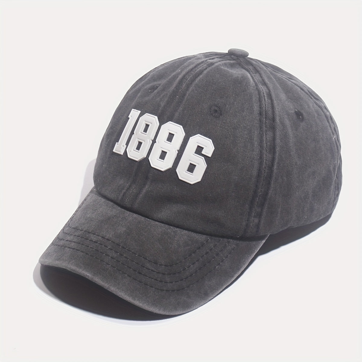 1886 Washed Men's Baseball Cap Sun Hat