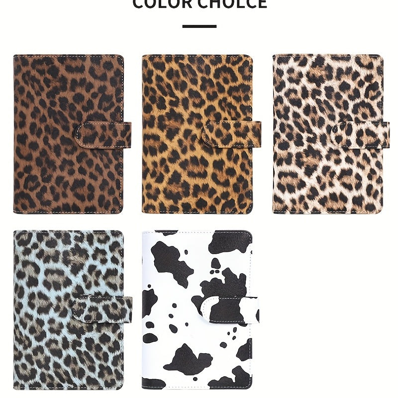 Stylish A6 Leopard Budget Binder Planner