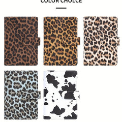 Stylish A6 Leopard Budget Binder Planner