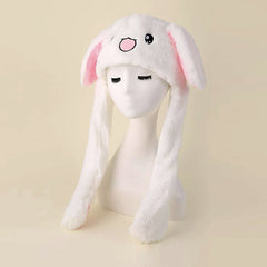 Ear Moving Bunny Hat Pikachu Hat Long Ears Knitted Valentines