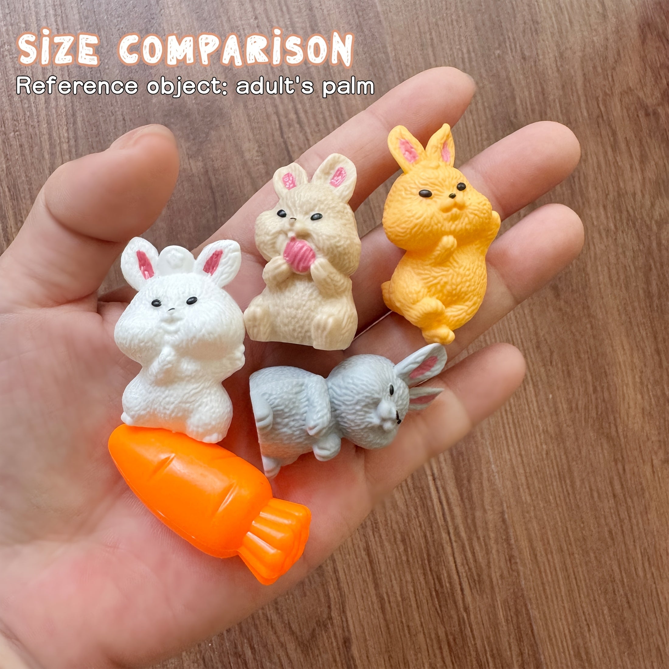 House Rabbit Carry Basket Carrot Dog Bone Toy Set