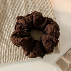 Retro Large Scrunchie Female Style Ponytail Hair Rope Elastic Hair Tie