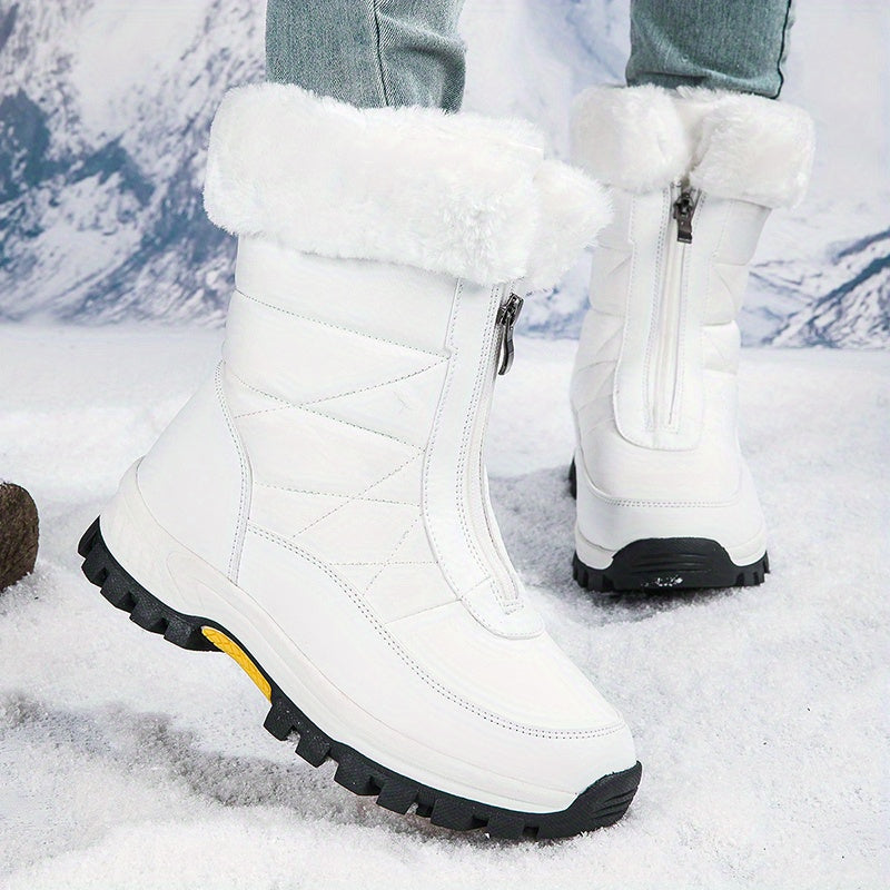 Women's Non-slip High Tube Snow Shoes Warm Thick Bottom Shoes